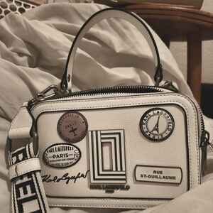 Karl Lagerfeld Leather Camera Bag